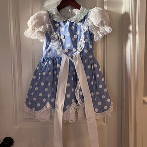 Adorable Polka Dot Kids Costume with White Accents